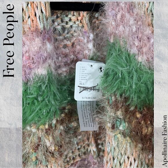 FREE PEOPLE FAIRYTALE COCOON KIMONO IN SUGAR PLUM NWT OS - Picture 8 of 9